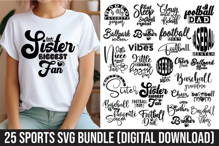 Baseball Mom SVG Bundle, Sports SVG Graphic by orpitasn · Creative Fabrica