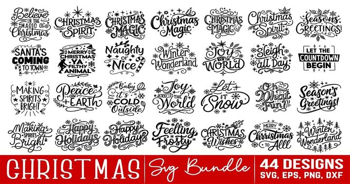 Christmas SVG Bundle 1391