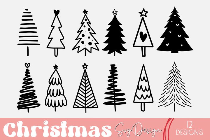 Christmas Tree Svg Bundle, Christmas Svg Graphic by Rumi Design · Creative Fabrica
