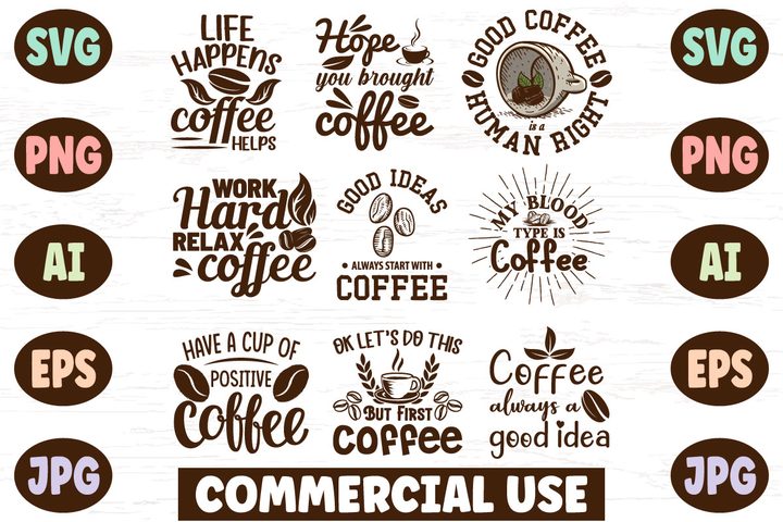 Coffee SVG Bundle 218