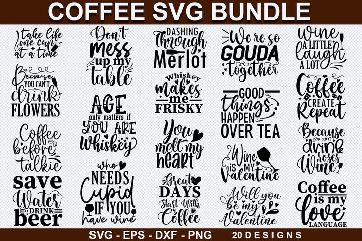 Coffee & Funny Mug SVG