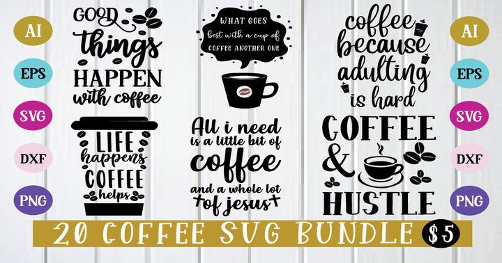 Coffee SVG Bundle