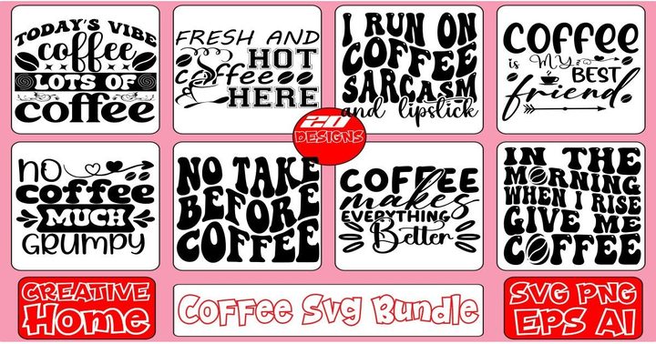 Coffee SVG Bundle Vol 3