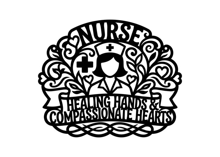 Exquisite Nurse SVG Cut Graphic by Platinum Monograms · Creative Fabrica