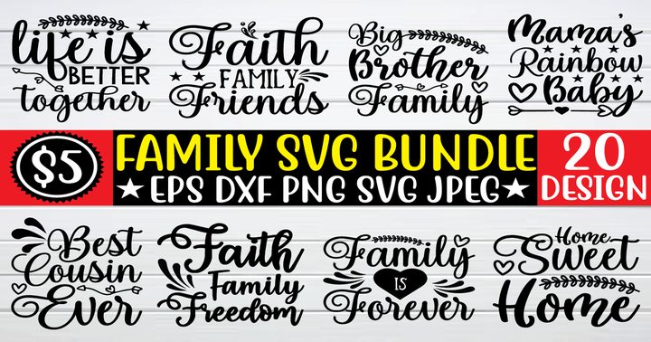 Family SVG Bundle