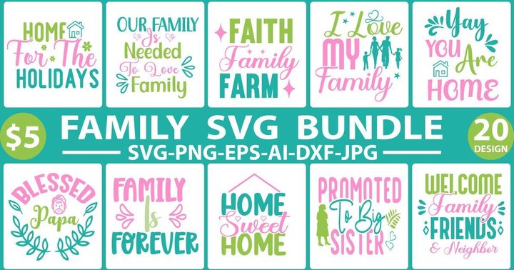 Family SVG Bundle