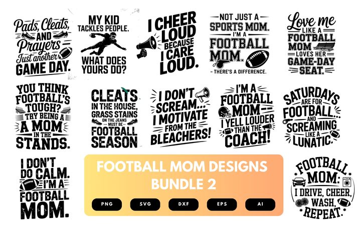 Football Mom SVG Bundle 14