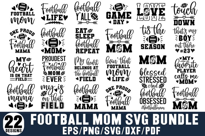 Football Mom SVG Bundle