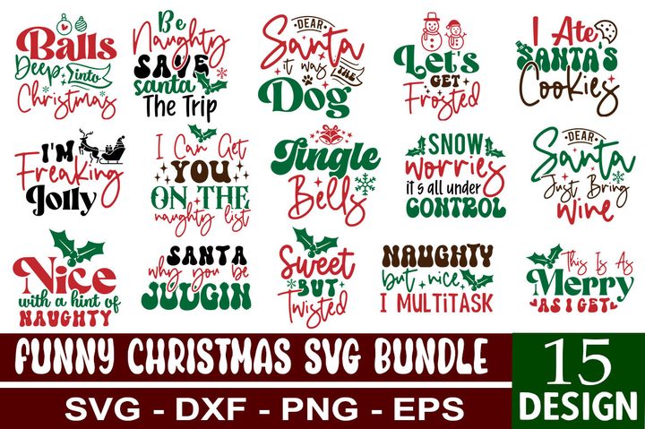 Funny Christmas SVG Bundle 106