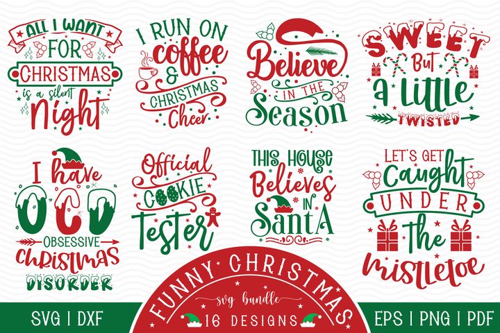 16 Funny Christmas SVG Designs