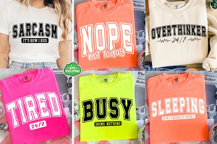 Funny Sarcastic SVG Bundle