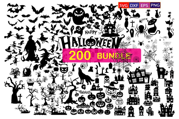 Halloween Bundle Svg,Happy Halloween Svg Graphic by Dev Teching · Creative Fabrica