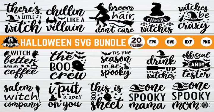 Halloween SVG Bundle Vol 1