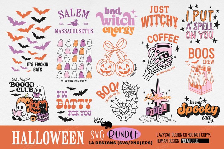 Halloween SVG & PNG Bundle