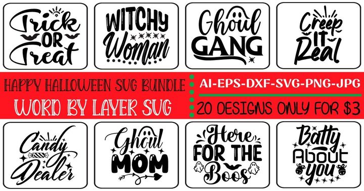 Happy Halloween SVG Bundle