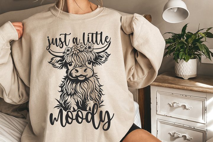 Just a Little Moody SVG, Funny SVG Graphic by SushiDesignStore · Creative Fabrica