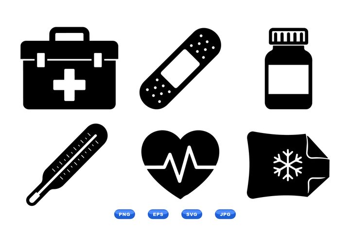 Medical SVG Icon Pack Graphic by DesignVectx · Creative Fabrica