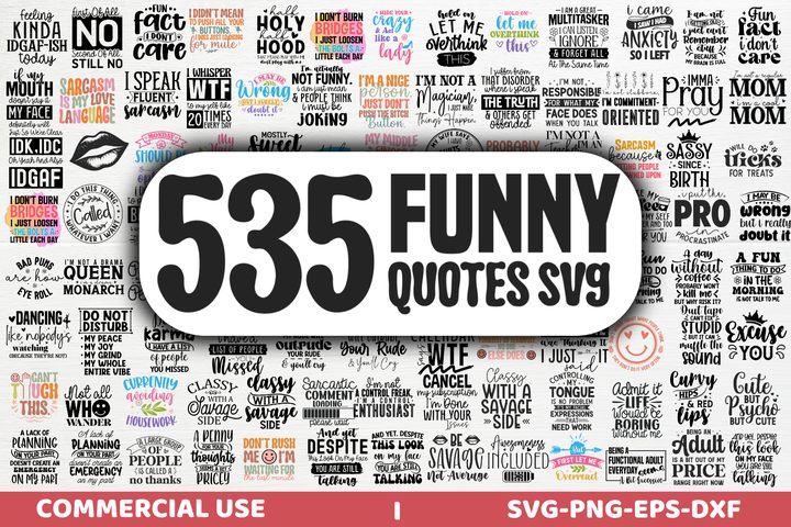 Mega Funny SVG Bundle
