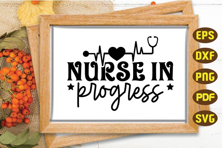 Nurse in Progress Svg, Nurse Svg Graphic by Svg Design Hub · Creative Fabrica