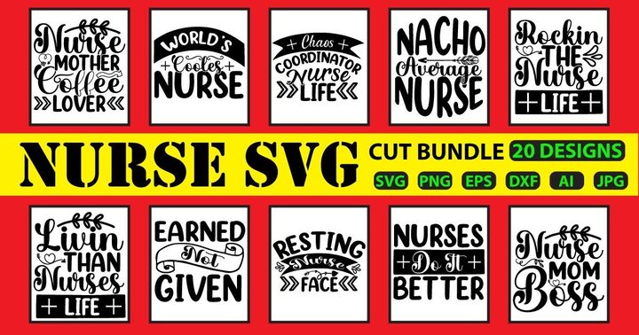 Nurse SVG Bundle 328