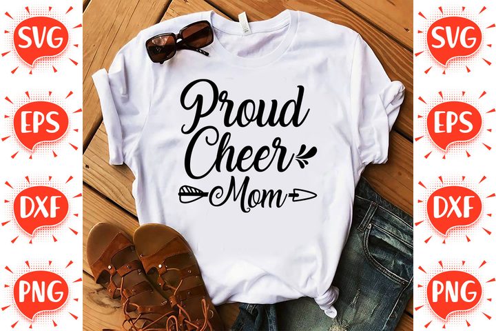 Proud Cheer Mom SVG