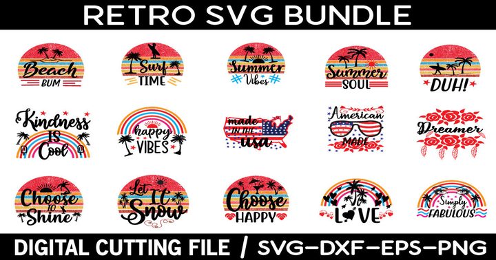 Retro SVG Bundle