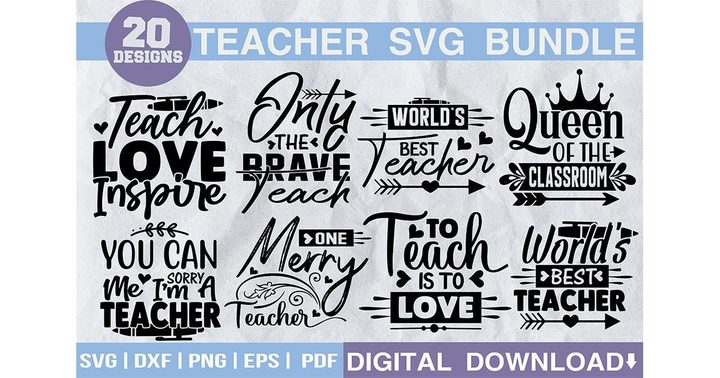 Teacher SVG Bundle 491