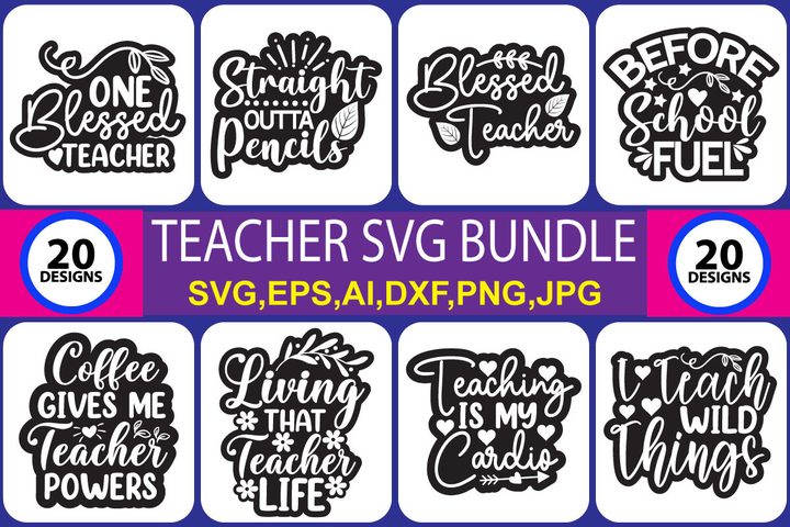Teacher SVG Bundle Vol 3