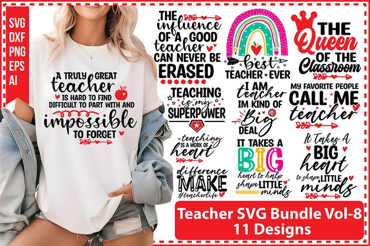 Teacher SVG Bundle Vol 8